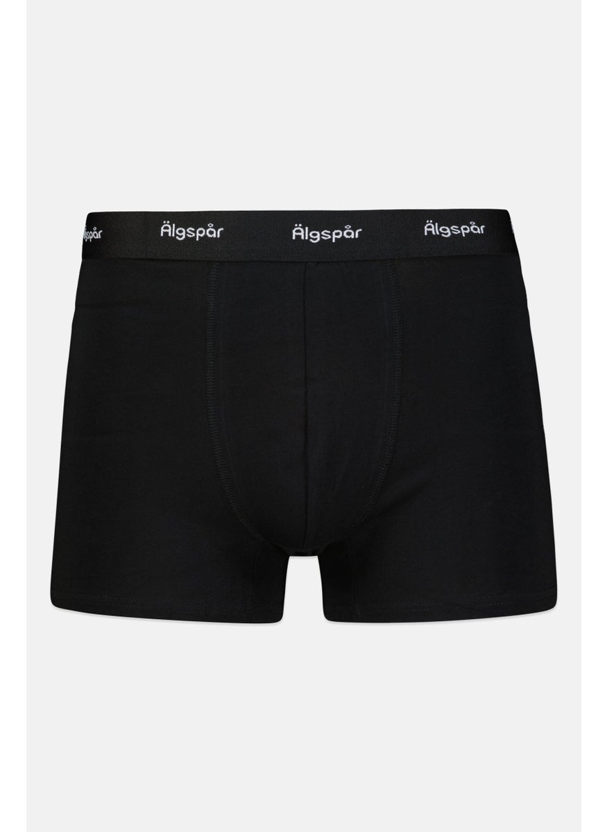 Algspar - Men 3 Pieces Brand Logo Boxer, Grey/Blue/Black - Image 1