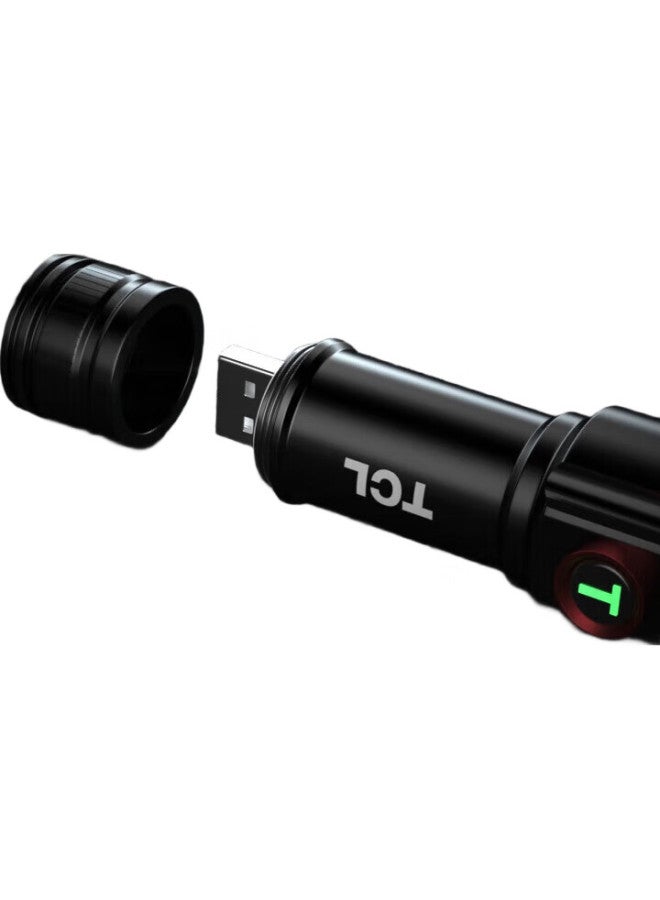 TCL Flashlight, High Brightness, Zoomable, Ultra-Bright, Outdoor And Home Emergency Light, Long Battery Life, Outdoor Mini Portable Flashlight - Image 2