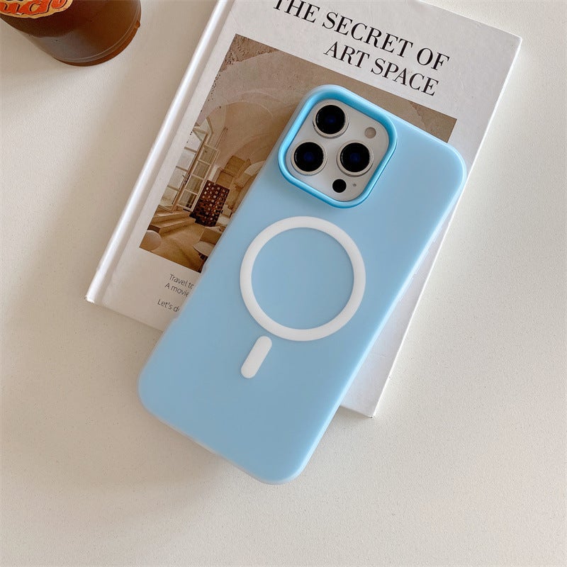 Apple iPhone 16 Pro Phone Case, TPU Shockproof, Stylish, Minimalist, Matte Finish, Drop-Proof Soft Case (Blue)