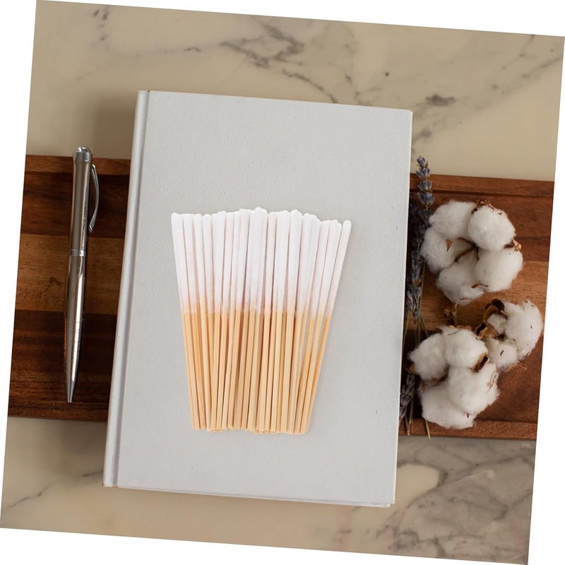 150 قطعة من أعواد القطن الطويلة لمكياج تمديد الرموش وأعواد التنظيف القابلة للتصرف - Image 4