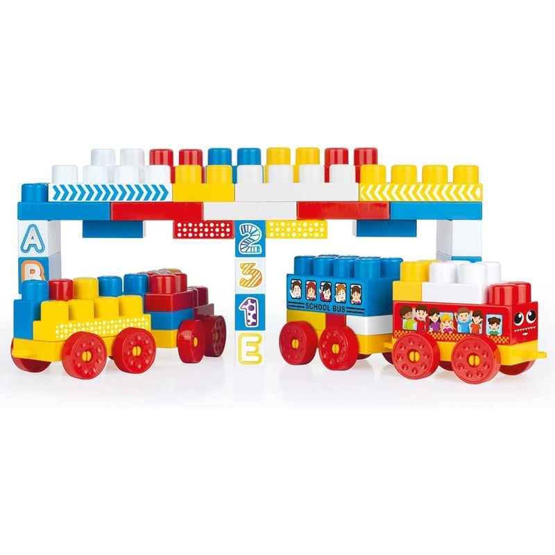 دولو مكعبات القطار 75 قطعة - 5032 - Image 2