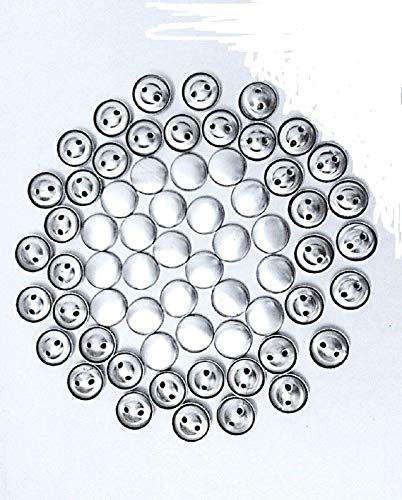 Best Button Making Metal Shells - 22 no + 30 no (2800 pcs Each Total = 5600 pcs) - Image 1