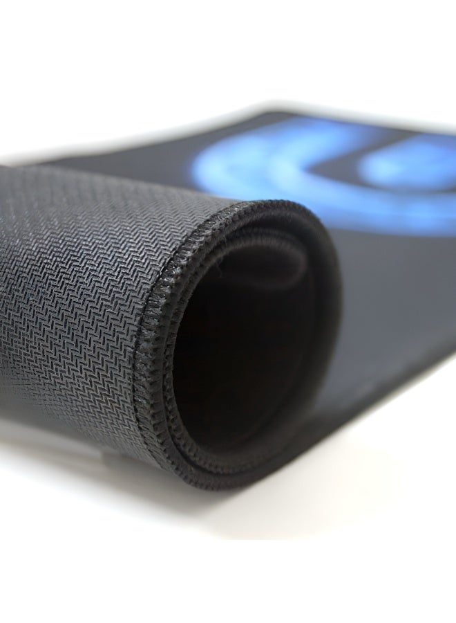 Large, waterproof, non-slip, comfortable, high-quality mouse pad with a perfect ergonomic design, black and blue. - Image 5