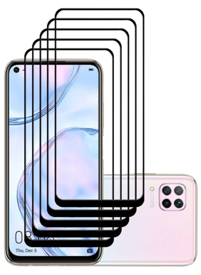 ACLIX 5 Pieces Antistatic ESD Dustproof Premium Quality High Definition Tempered Glass Screen Protector Designed For Huawei nova 7i - Image 1
