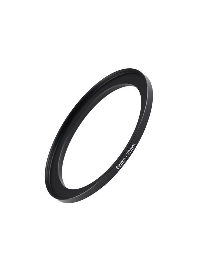GZNLY Step-up Adapter Rings for Camera Lens Filter Adapter Black Metal Step Down Filter Ring Lens Converter Accessory (62mm-72mm) - Image 1