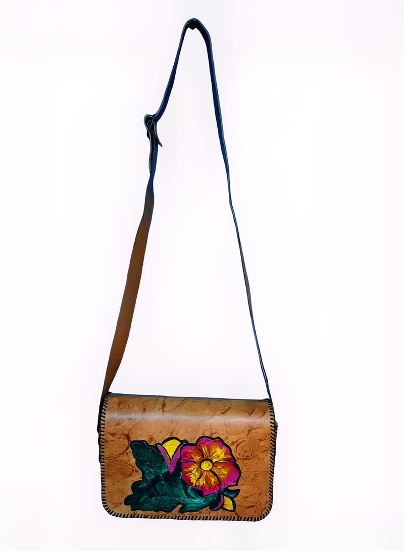 Sheer Fashionable Leather Crossbody Bag  - Image 2