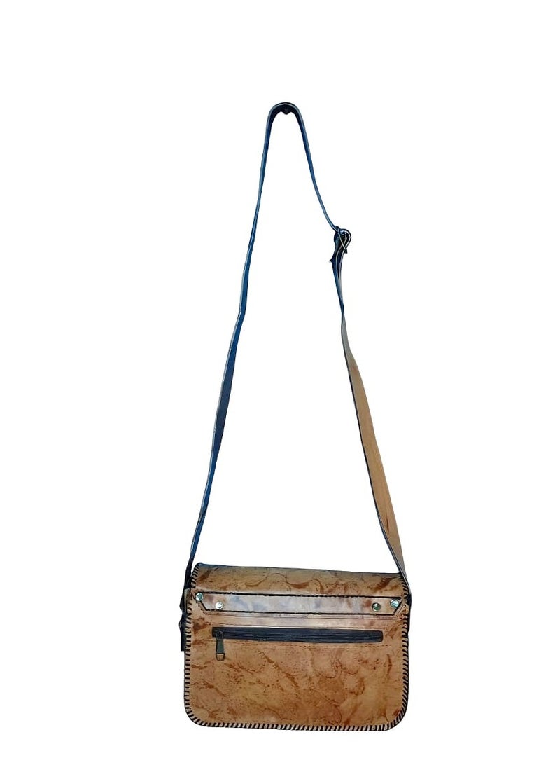 Sheer Fashionable Leather Crossbody Bag  - Image 3
