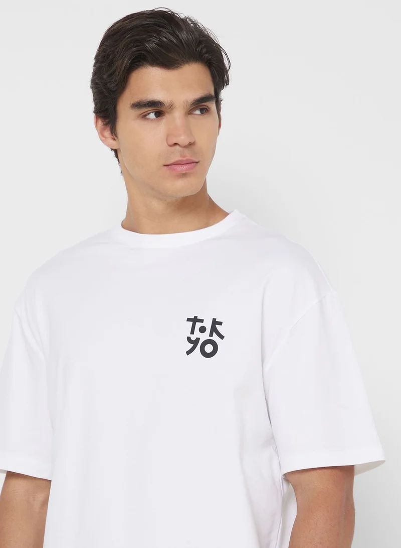 سفنتي فايف Casual Oversized T-Shirt