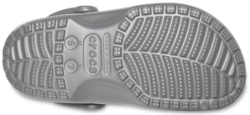 Crocs Unisex Classic Clog, Slate Grey, 7 Women/5 Men - Image 3