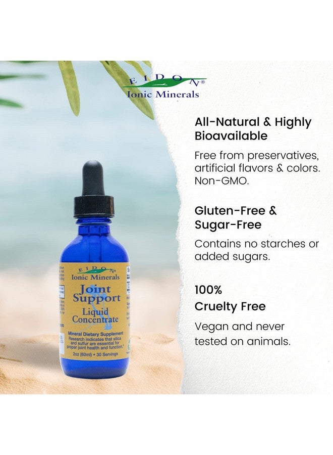 Eidon Ionic Minerals Joint Support Supplement Liquid Concentrate - Contains Ionic Silica and Sulfur, Joint Support Drops, Stronger Hair, Skin, and Nails, Bioavailable, No Preservatives - 2 oz - Image 5