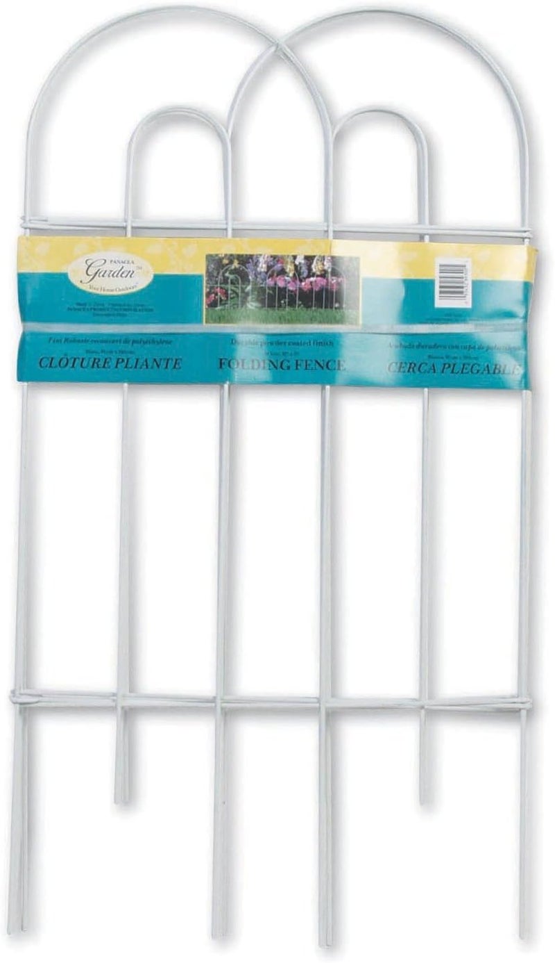Panacea Arch Folding Border Fence - White - Image 1