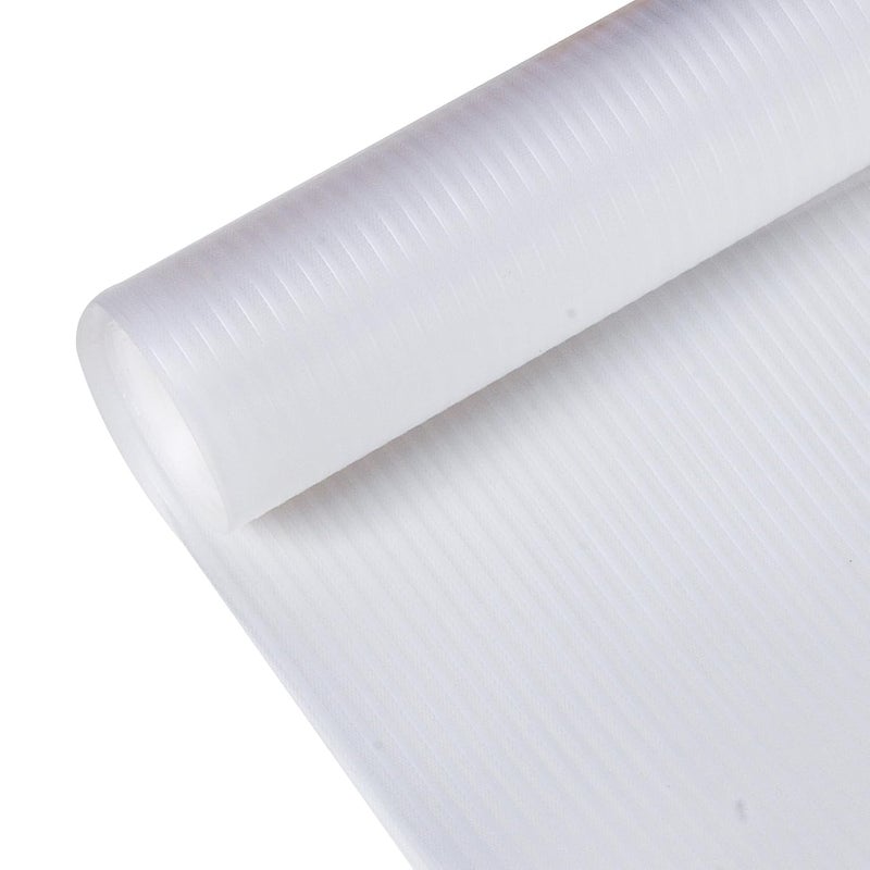 Kuber Industries Kuber Industries Shelf Liner Kitchen Cabinet Shelf Protector Kitchen Liners for Cabinets and Drawers Drawer Liner Mat Self Lining Shelf Liner Cabinet Mat 15 MTR White - Image 1