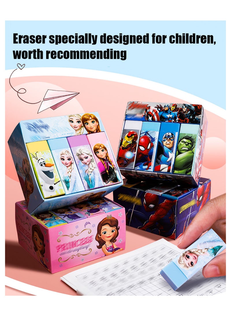 Pink Demon 16 Fashionable and Exquisite Cartoon Design Erasers Set  - Image 2