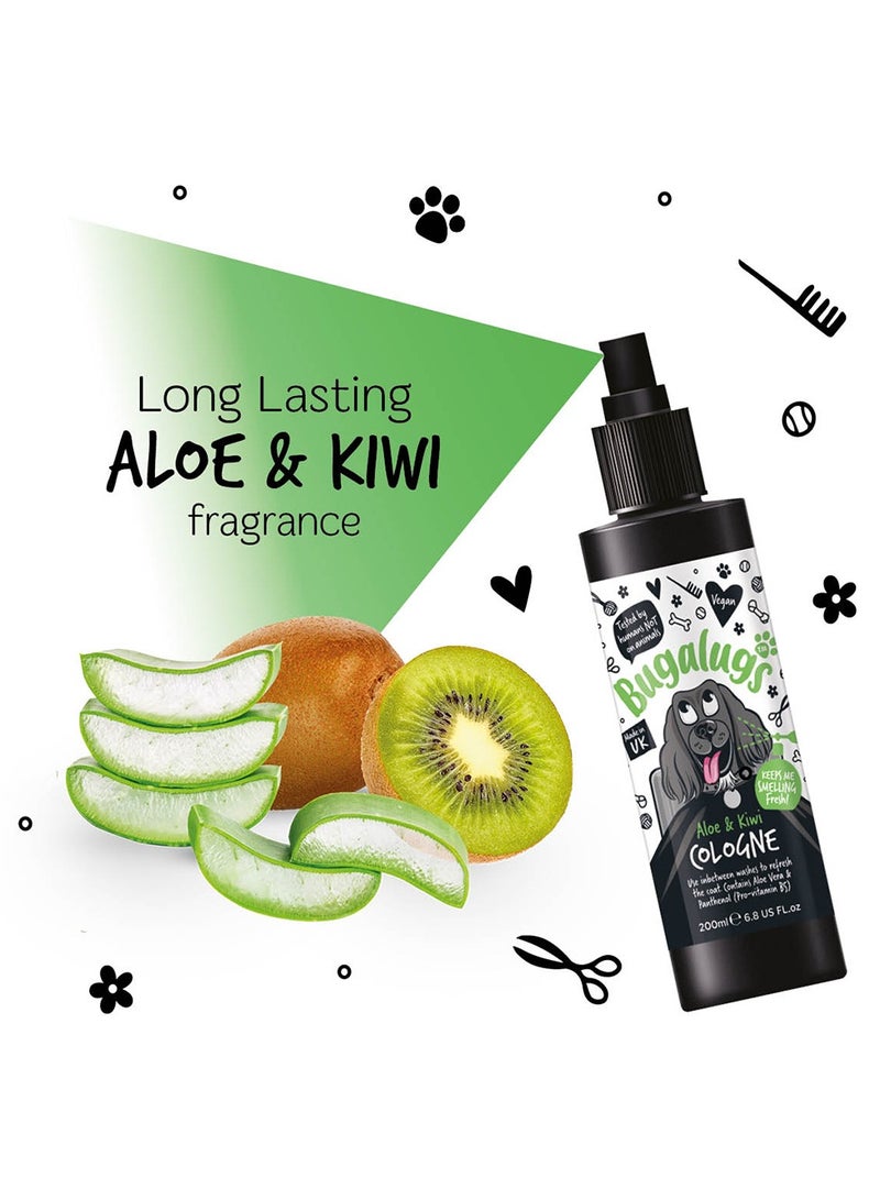Bugalugs Aloe & Kiwi Cologne 200ml (6.8 Fl Oz) - Image 2