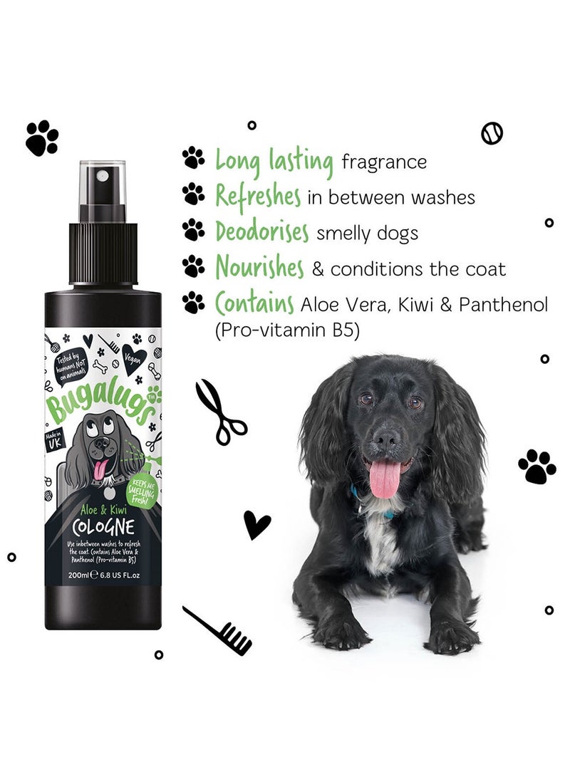 Bugalugs Aloe & Kiwi Cologne 200ml (6.8 Fl Oz) - Image 3