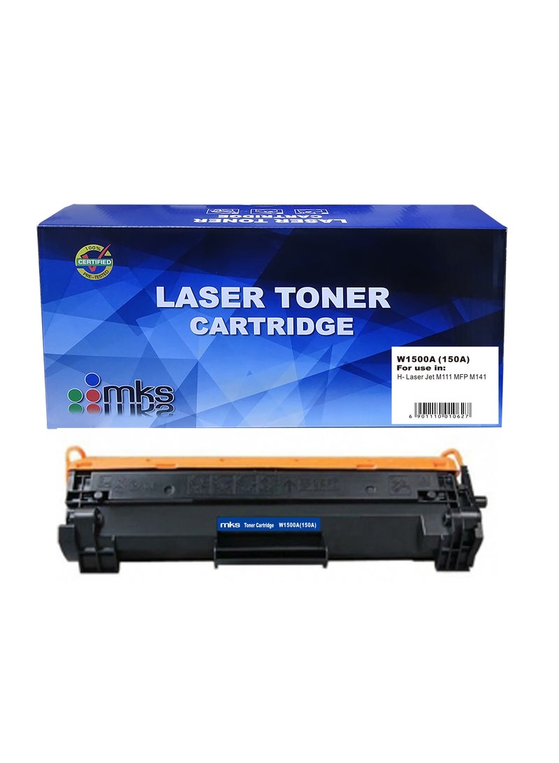 MKS Toner Cartridge W1500A (150A) Compatible with HP LaserJet M111 / MFP M141 - Image 1
