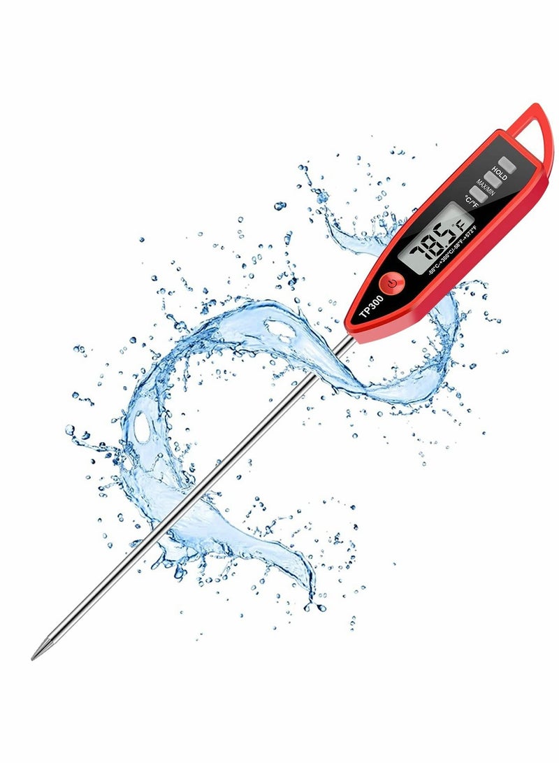 KASTWAVE Digital Instant Read Meat Thermometer Kitchen Cooking Food Candy for Liquid, Candle, with Waterproof - Image 1