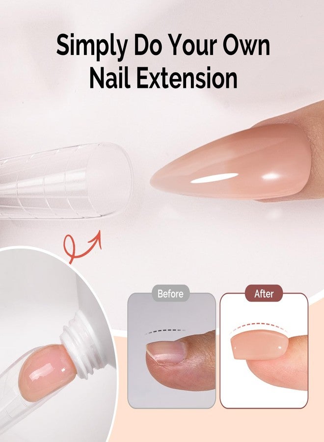 MelodySusie Poly Nail Extension Gel 60g Hema TPO Free Soak Off UV Lamp Cured Nail Thickening Art Design Manicure Gift for Women 045 - Image 5