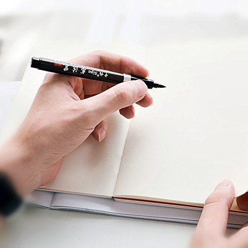 Ximimark 6Pcs Chinese Pen Japanese Calligraphy Writing Brush Water Ink Painting Pen for Chinese Writting Beginner, 3 Size Set - Image 4