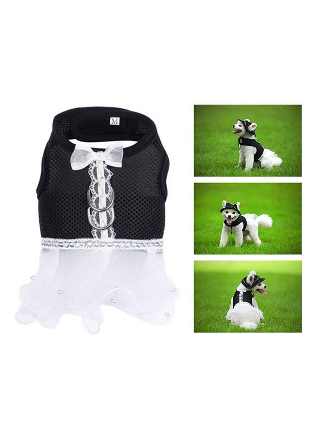 NIBEMINENT Tutu Skirt For Pet Black/White 21x1.50x20cm - Image 2