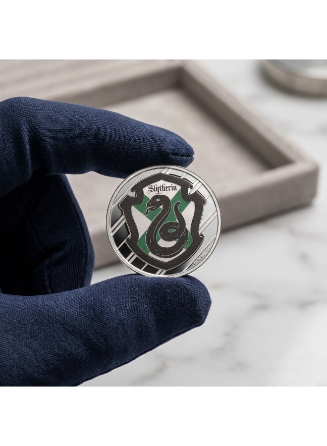 PAMP MKS PAMP 1 oz Harry Potter Slytherin House Colorized .999 Pure Silver Round (Proof-Like) - Image 2