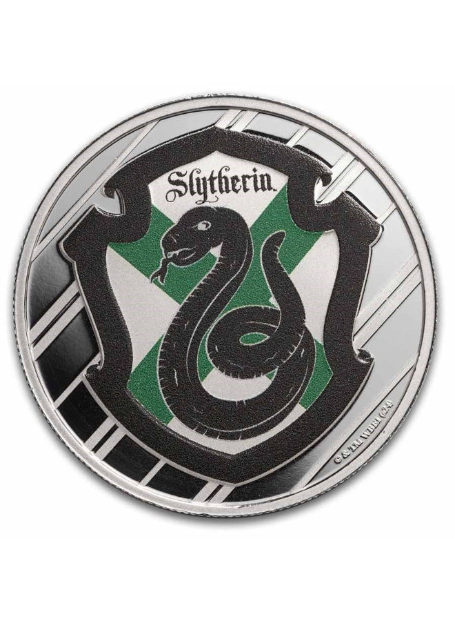 PAMP MKS PAMP 1 oz Harry Potter Slytherin House Colorized .999 Pure Silver Round (Proof-Like) - Image 5