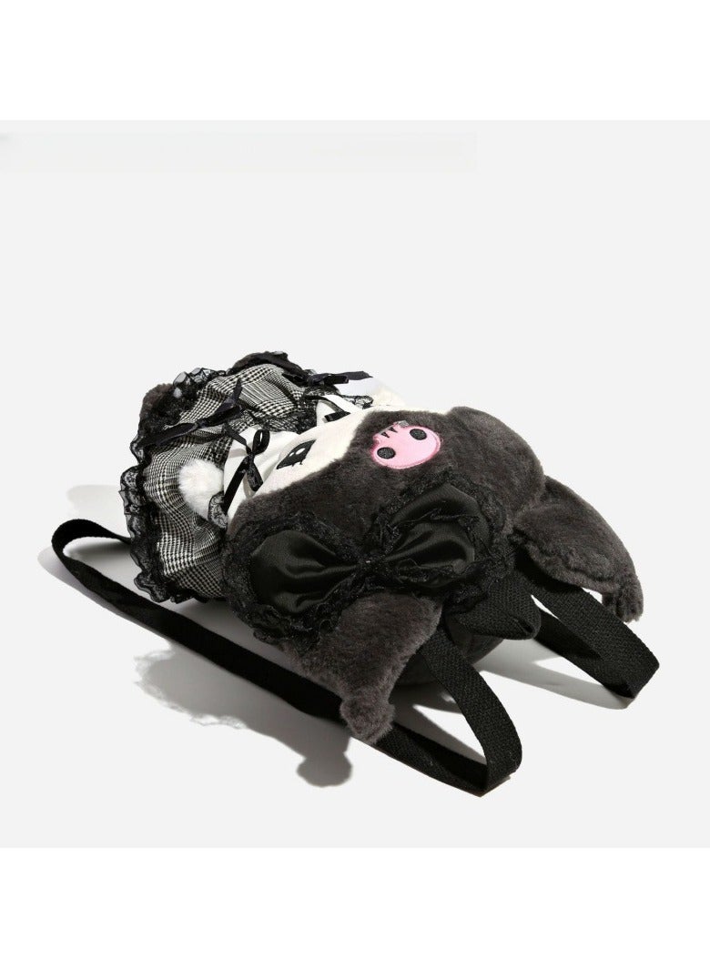 general Cute dark blocklist library lomi doll bag doll graduation versatile cartoon birthday plush gift backpack backpack - Image 2