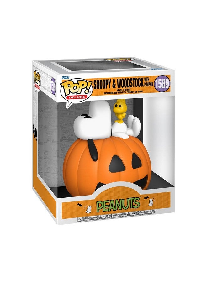 Funko Pop! Deluxe: It's The Great Pumpkin, Charlie Brown - Snoopy & Woodstock with Pumpkin - Image 1