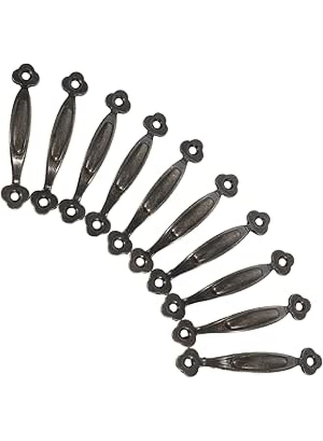 Antique Zinc Alloy Cabinet Handles Vintage Drawer Pulls Farmhouse Furniture Hardware 10 Pack - Image 1