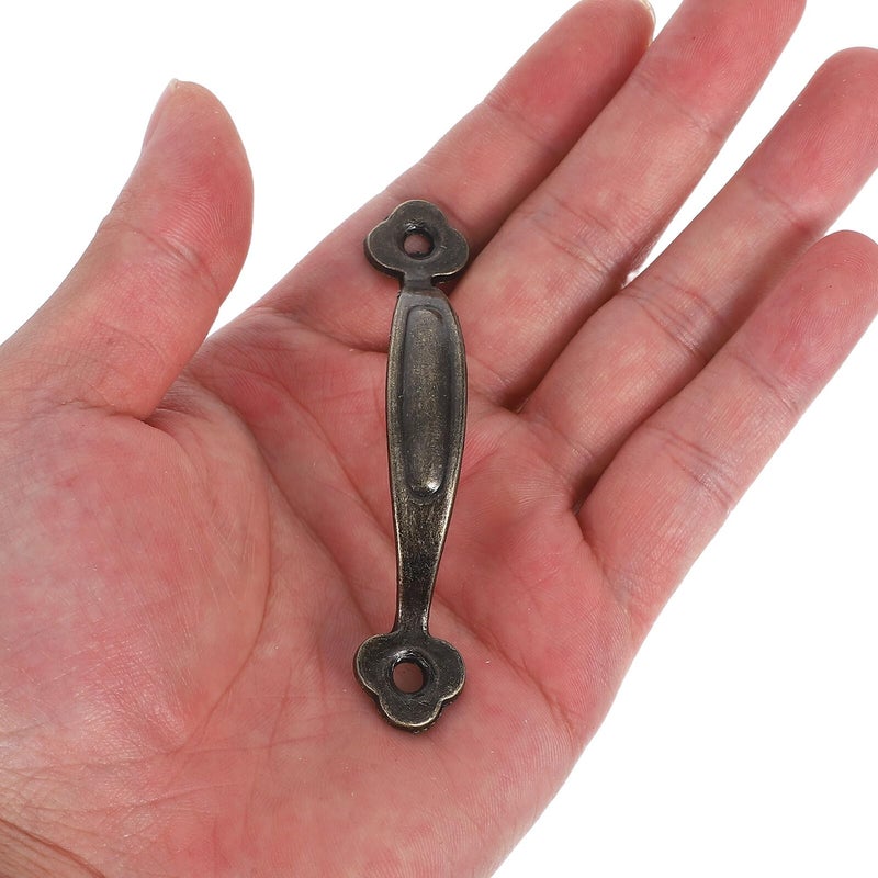 Antique Zinc Alloy Cabinet Handles Vintage Drawer Pulls Farmhouse Furniture Hardware 10 Pack - Image 5