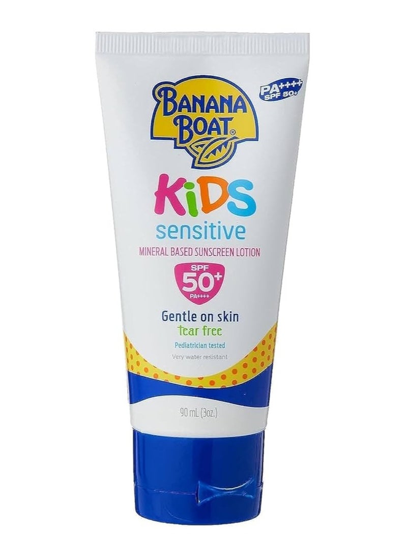 BANANA BOAT Banana Boat Kids Sensitive Sunscreen Lotion SPF50+ 90ml 