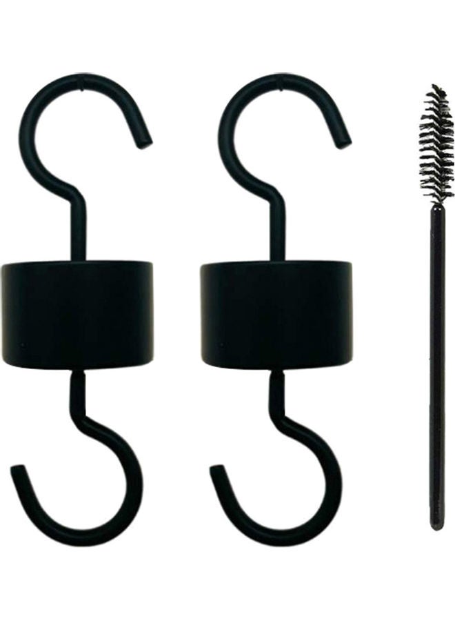 NIBEMINENT 2-Piece Hook With Brush Set Black - Image 1