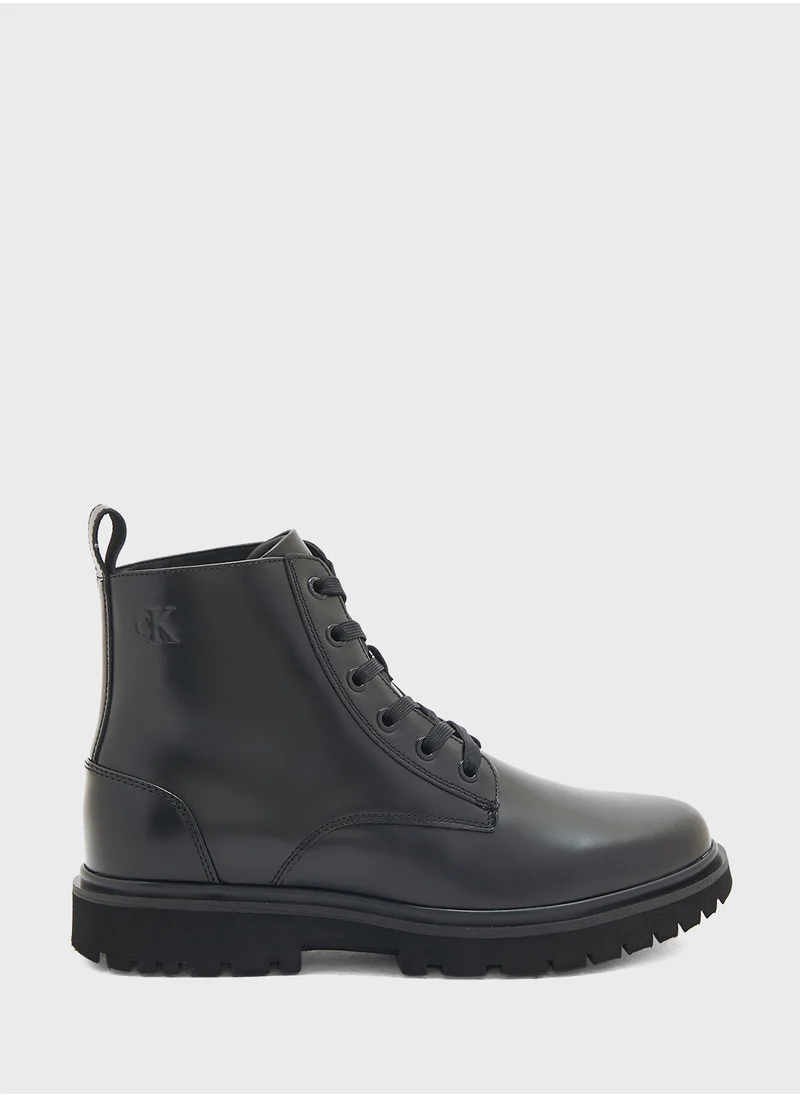 كالفن كلاين جينز EVA BOOT MID LACEUP MG LTH