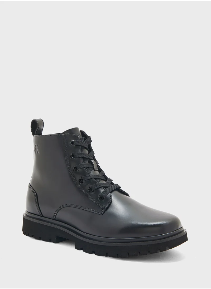 كالفن كلاين جينز EVA BOOT MID LACEUP MG LTH