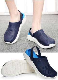 VUCATIN Beach Shoes Unisex-Adult Garden Shoes Clogs Slip on Children Sandals Water Shoes for Indoor Outdoor Slides (Blue)  - Image 1