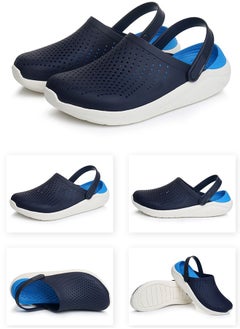 VUCATIN Beach Shoes Unisex-Adult Garden Shoes Clogs Slip on Children Sandals Water Shoes for Indoor Outdoor Slides (Blue)  - Image 3
