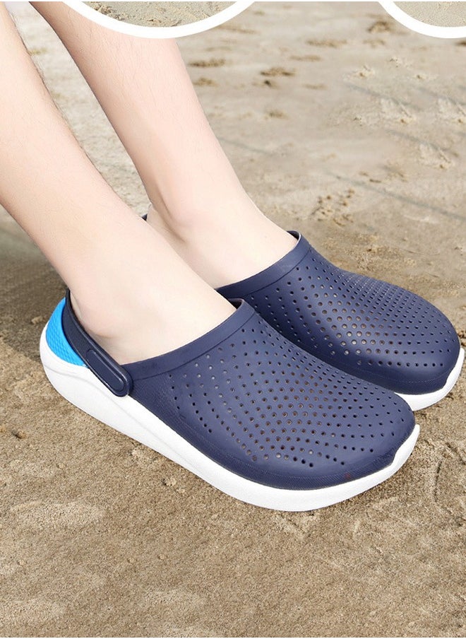 VUCATIN Beach Shoes Unisex-Adult Garden Shoes Clogs Slip on Children Sandals Water Shoes for Indoor Outdoor Slides (Blue)  - Image 5