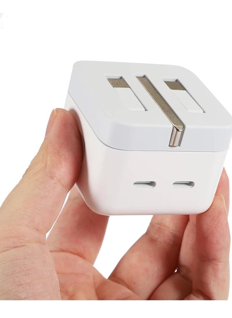 Raxoom "35W Dual USB-C Charger: Apple MFi Certified with 2M Type-C to Lightning Cable for Ultra-Fast iPhone Charging" - Image 5