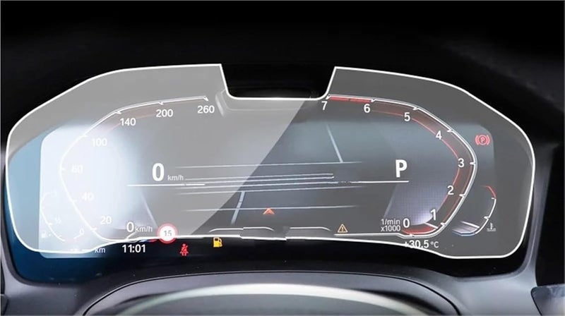 فيلم واقي شفاف من نوع TPU لشاشة وحدة التحكم الوسطى في سيارات BMW G20 وG28 من السلسلة الثالثة (2020-2022)، مخصص لحماية شاشة الملاحة (الطراز 4) - Image 2