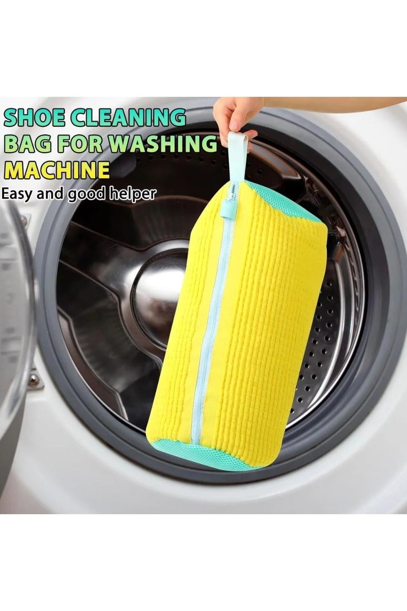 Panvil Shoe Wash Bag for Washing Machine – Laundry Bag with Soft Protective Padding, Zipper Closure & Hanging Loop – Shoe Protector Pouch for Safe, No-Damage Cleaning – Fits Most Shoe Sizes  - Image 4