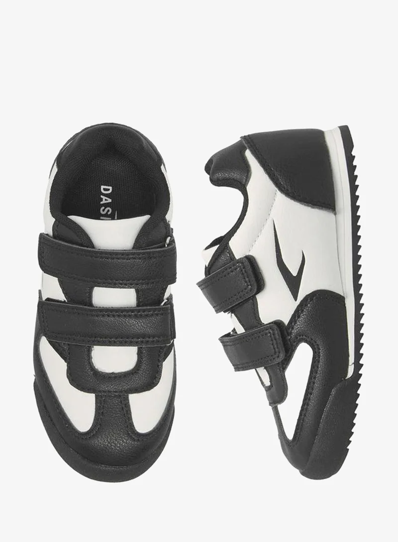 داش Boys Hook & Loop Ankle School Sneakers