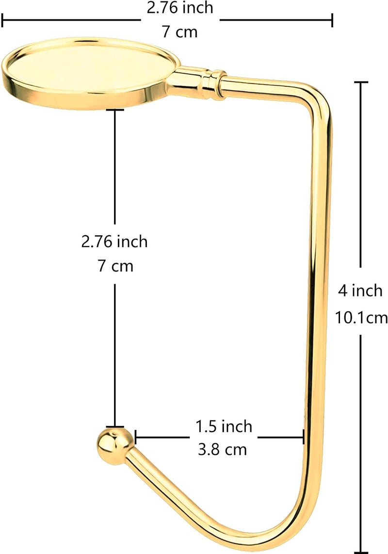 Komotu Christmas Stocking Holder for Mantle - 6 Pack Non-Slip Stocking Mantel Holders Hooks Hanger for Christmas Xmas Fireplace and Party Decoration (Gold) - Image 2