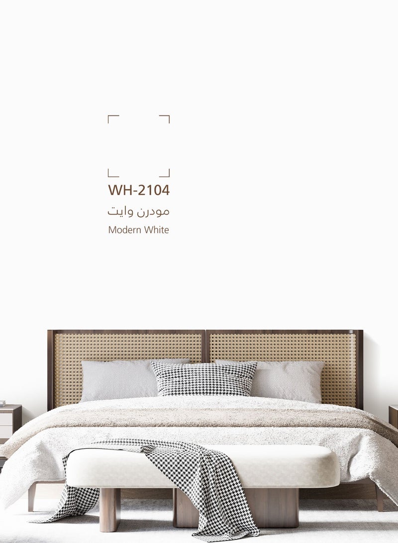 Jazeera Paints Green Interior Walls Paints Semi Gloss (color :Modern White) 16.2L - Image 2