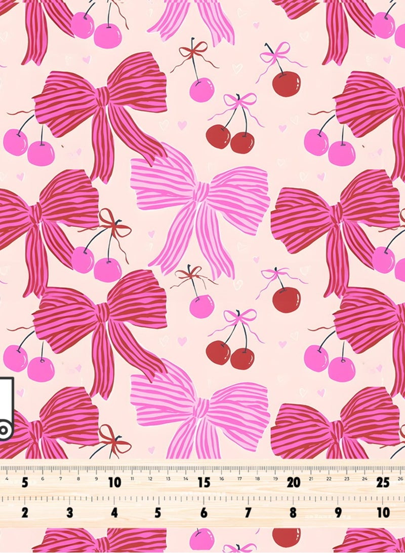 فيلاتو Ù‚Ù…Ø§Ø´ Ø­Ø±ÙŠØ± Ø§Ù„Ù„ÙŠÙ„ Ø¹Ø±Ø§Ù…Ù†ÙŠ Ø¨Ø§Ù„ÙŠØ§Ø±Ø¯Ø©ØŒ Ù�ÙŠÙˆÙ†ÙƒØ§Øª ÙˆØ±Ø¯ÙŠØ© Ø­Ù…Ø±Ø§Ø¡ØŒ Ø¬Ù„Ø§Ø¨ÙŠØ§Øª Ù…Ø®ÙˆÙŠØ± ÙƒØ±Ø²ÙŠØ©ØŒ Ø®ÙŠØ§Ø·Ø©ØŒ Ø¹Ø±Ø¶ 58 Ø¨ÙˆØµØ© - Image 4