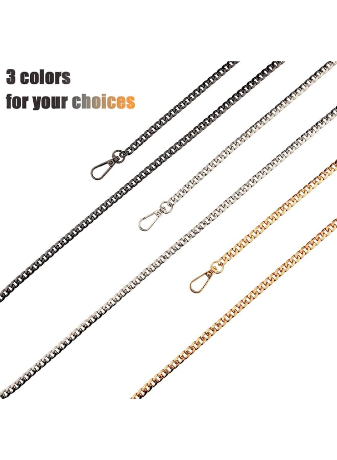 vimeka Wallet Pocket Belt Jean Chains with Both Ends Lobster Clasps (Black, 22.5in)  - Image 2