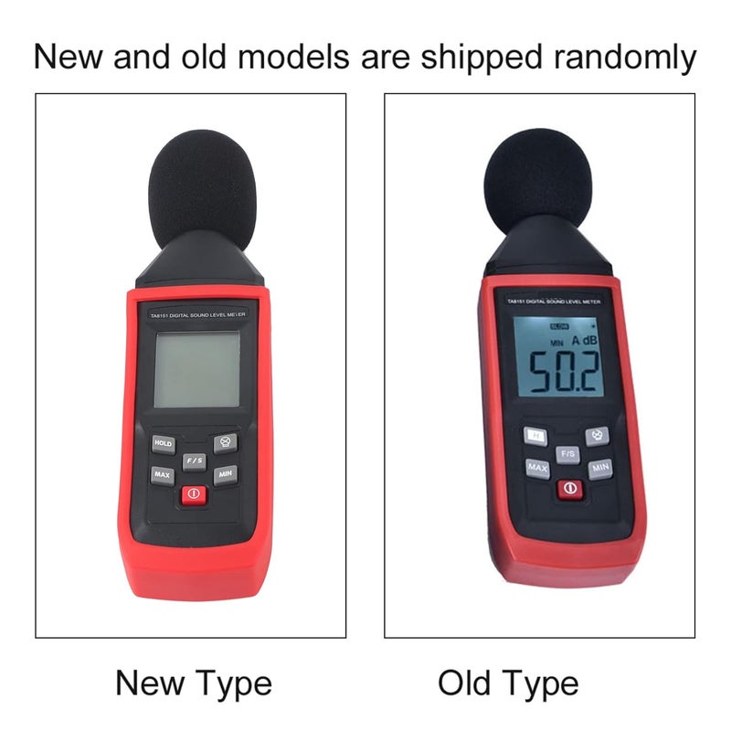 TA8151 Plastic Digital Noise Tester 30 130 dB LCD Sound Level Meter For Construction - Image 3