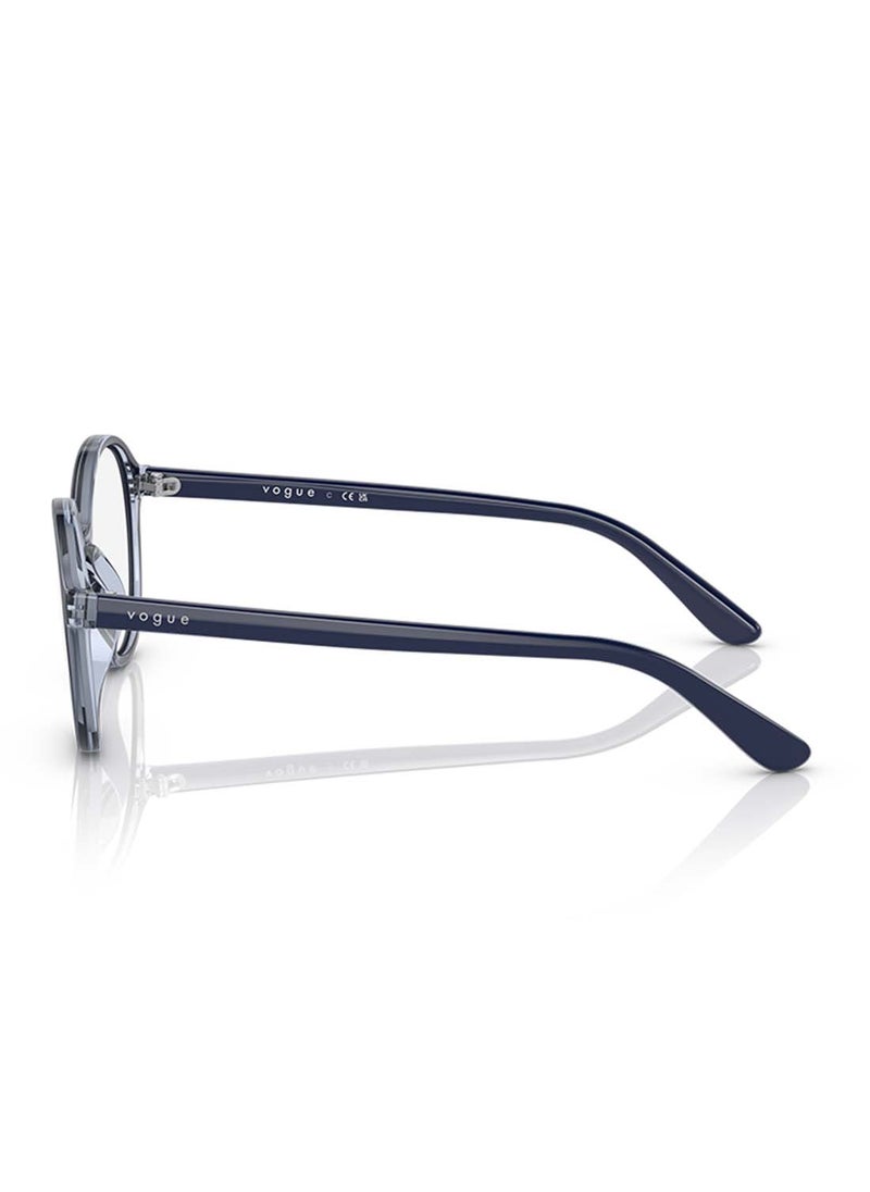 Vogue - Kids Unisex Round Shape Eyeglass Frames VY2015 3029 45 Lens Size: 45 millimeter - Image 1