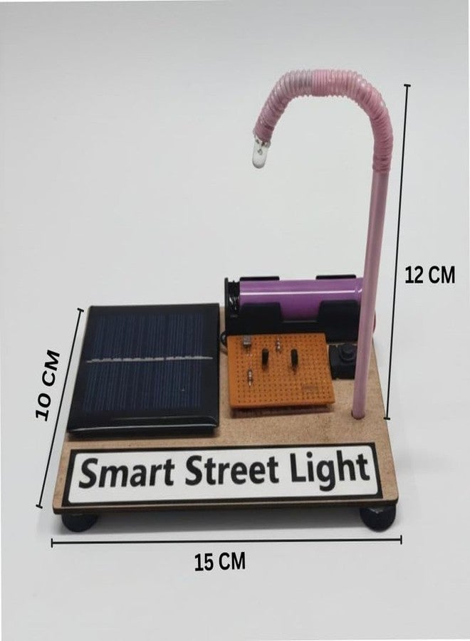 ESPtronics Automatic Smart Solar Panel Street Light Science Project Kit Working Model Using LDR and ON and Off Sensor System STEM Learning for School Kids Projects - Image 3