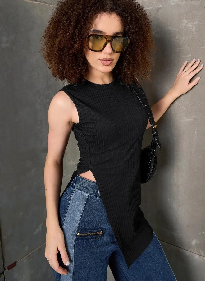 SASSAFRAS Cotton Sleeveless Top for Women