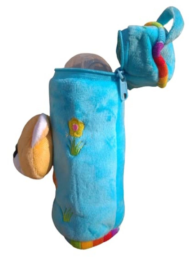 Lappu Baby Cute Velvet Milk Feeding Bottle Cover for 240ml, 250,ml, 260ml -Pack of 3 (Multicolor_2) - Image 3